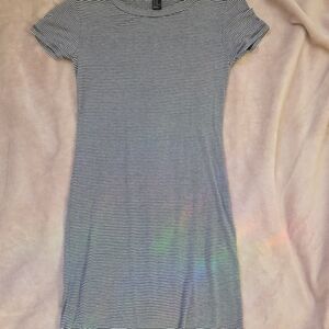 Forever 21 Black & White Striped Dress